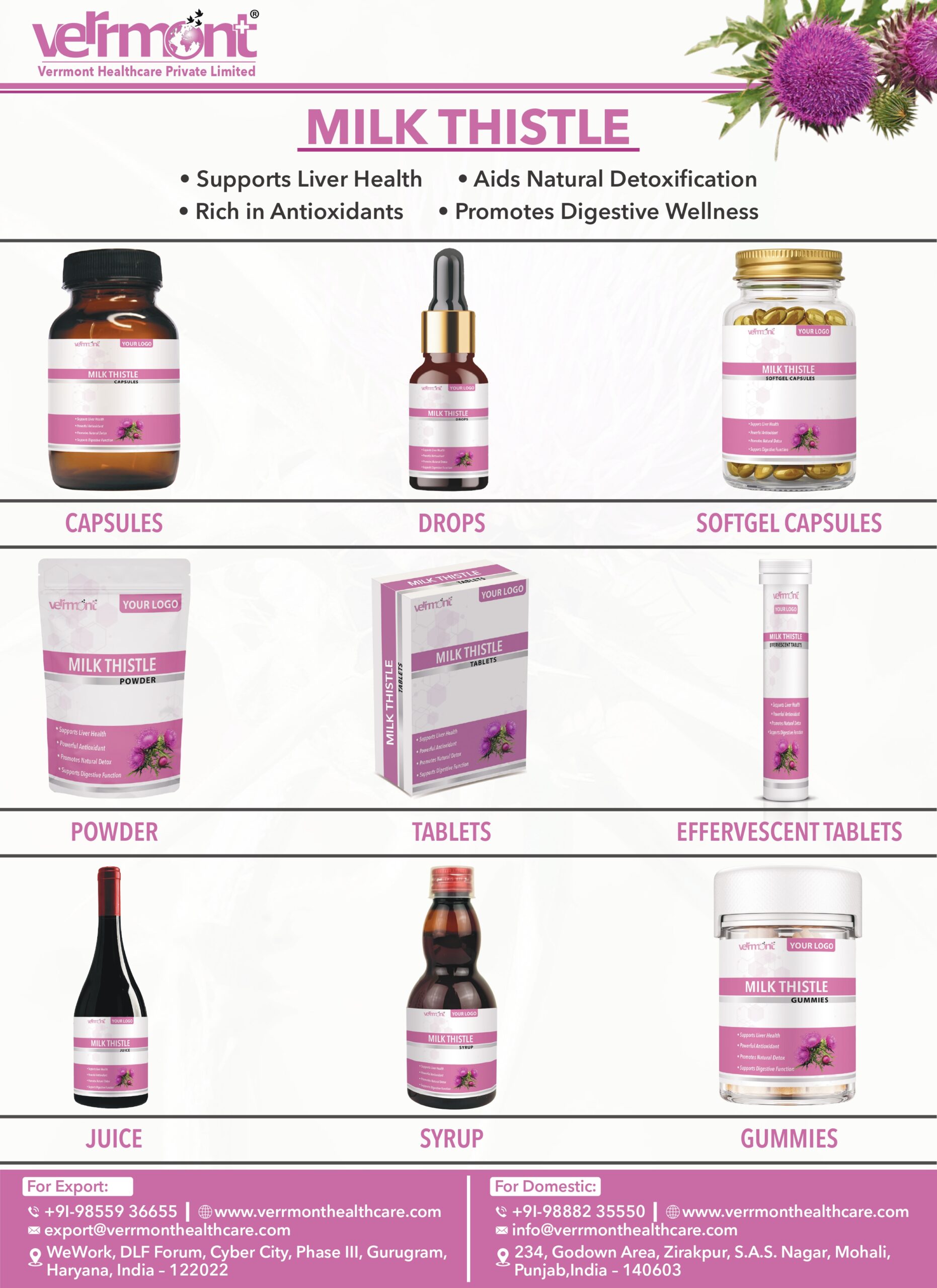 Milk thistle (liver Suppart)